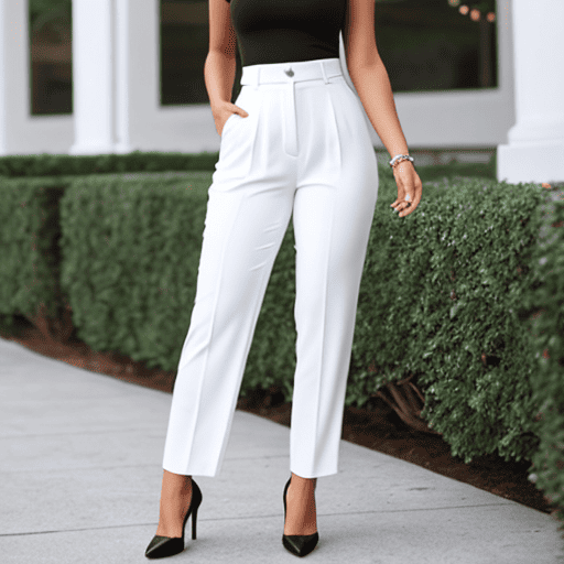High-waisted Pants - women's pants