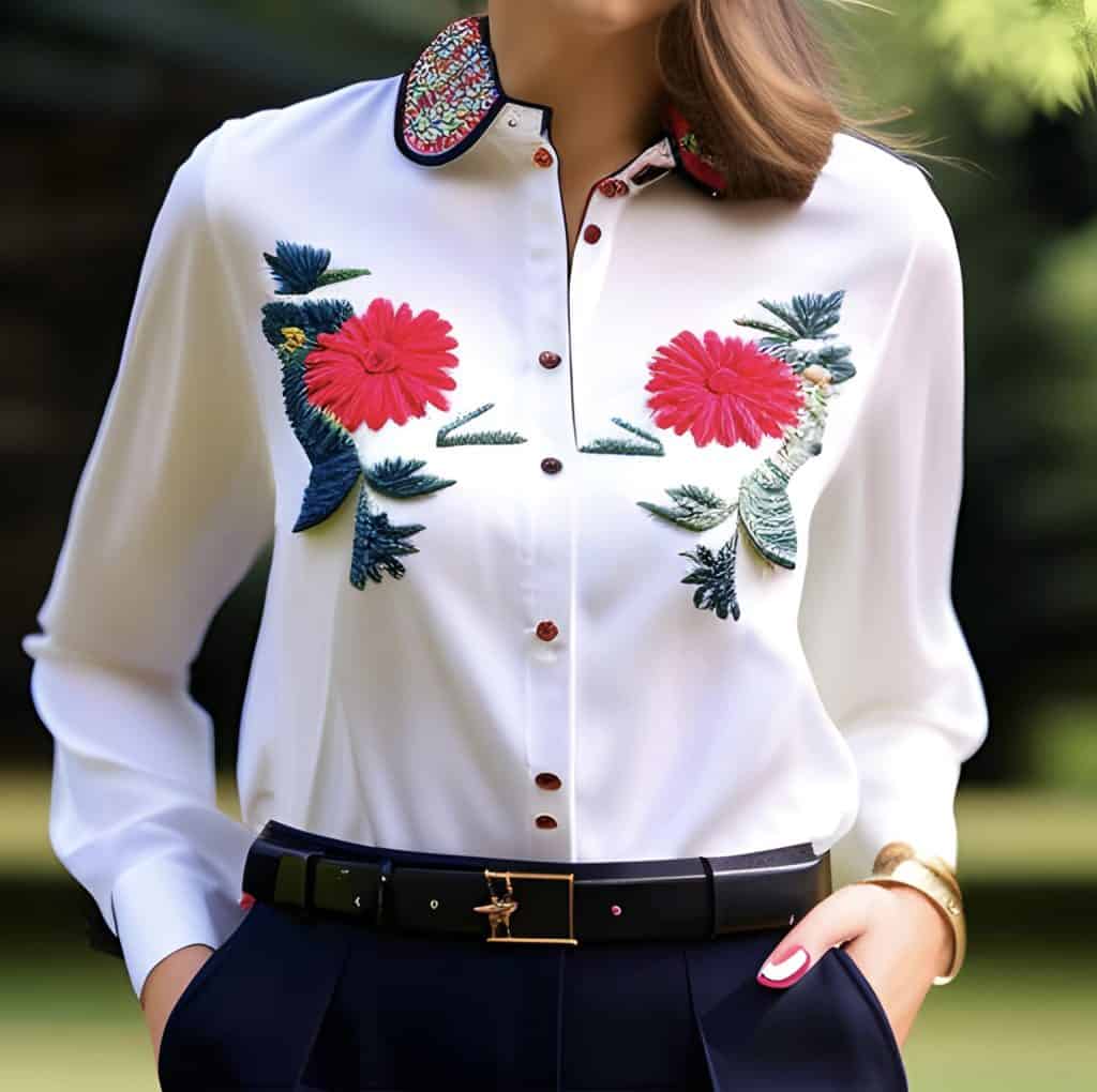 Embroidered Tee 