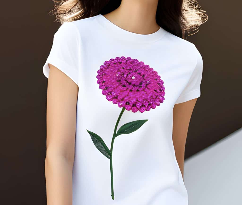 Flower Sequined Shirt