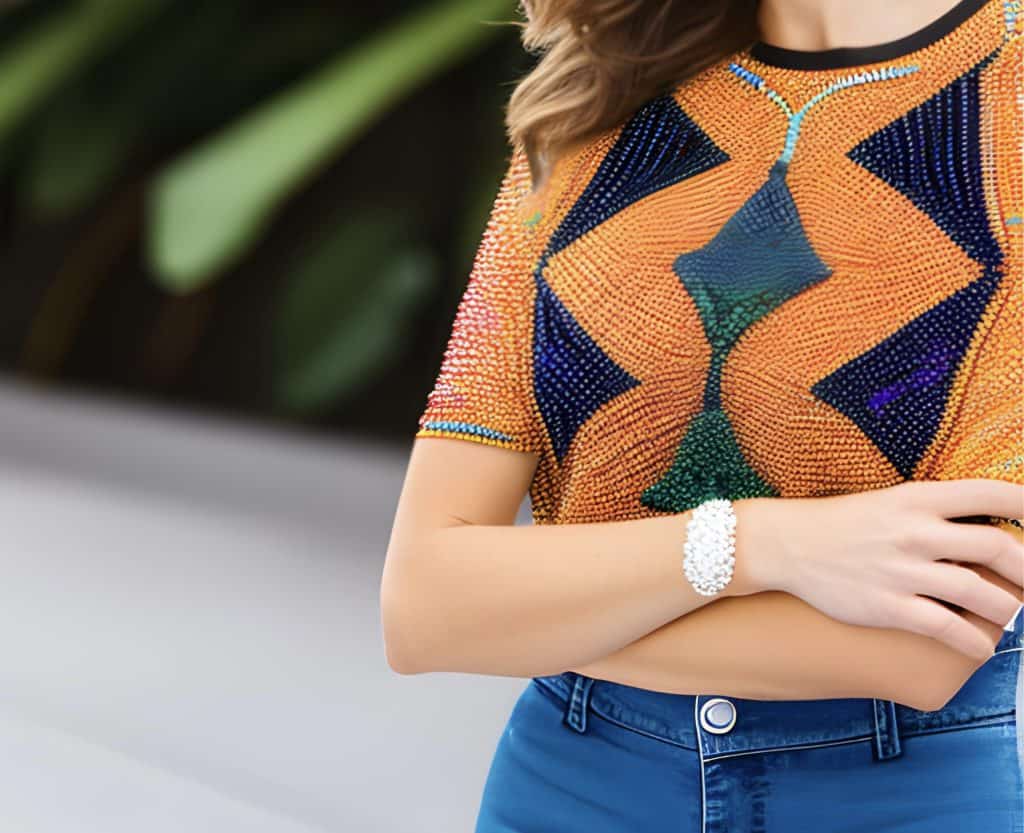 Fully Beaded Shirt
