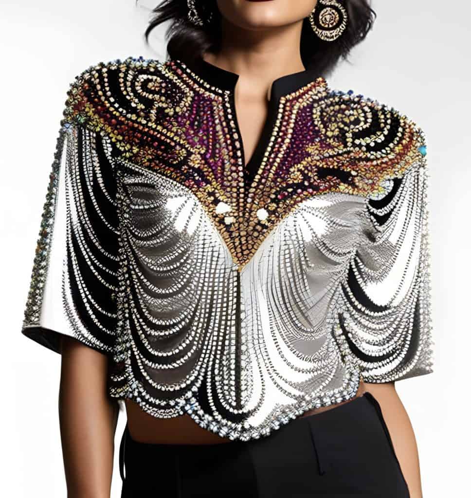 Fully Rhinestoned Shirt