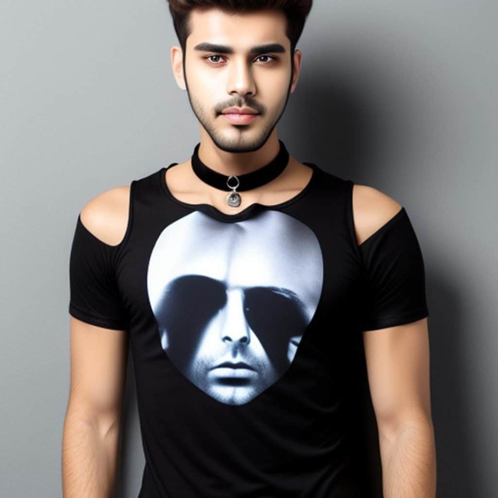 sleeve cutout shirt