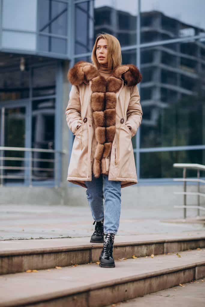 Fur Trimmed Parka - Types of Parkas for women