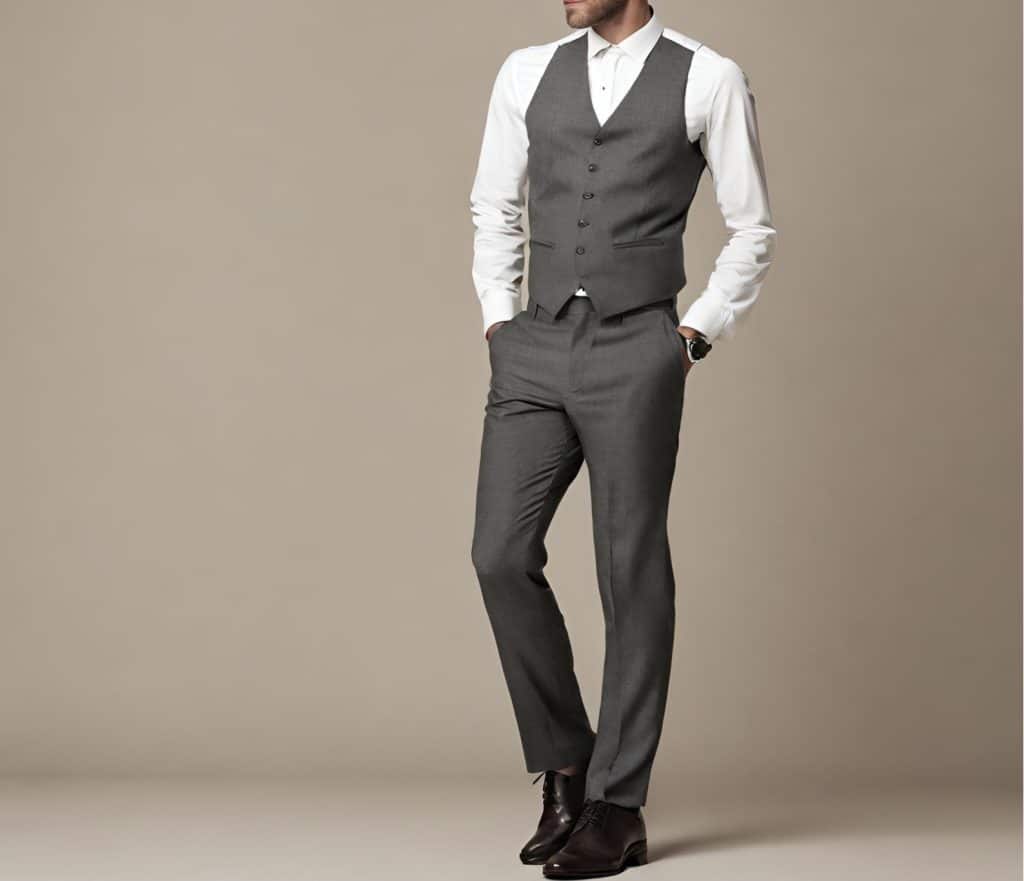Formal work trousers for men