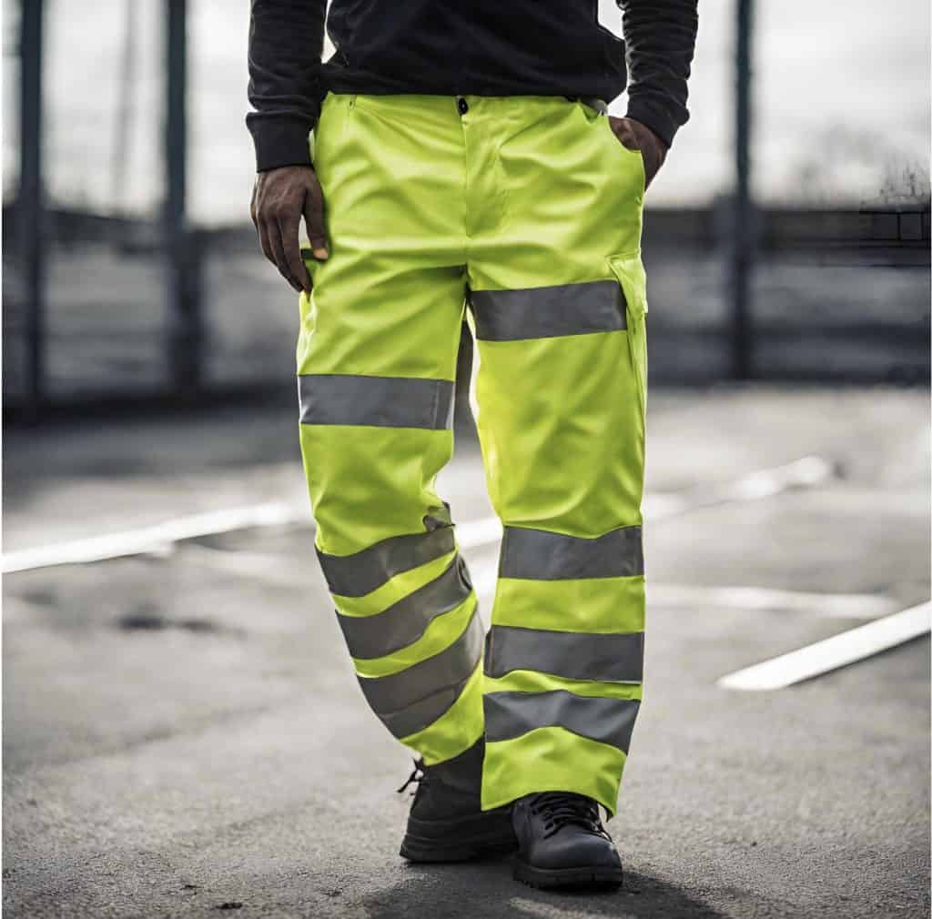 Hi-Vis work trousers for men