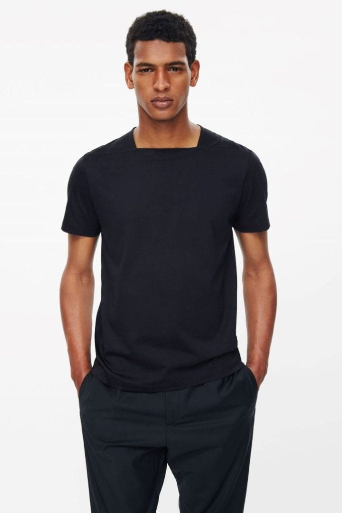 Square Neck - type of t-shirts for men