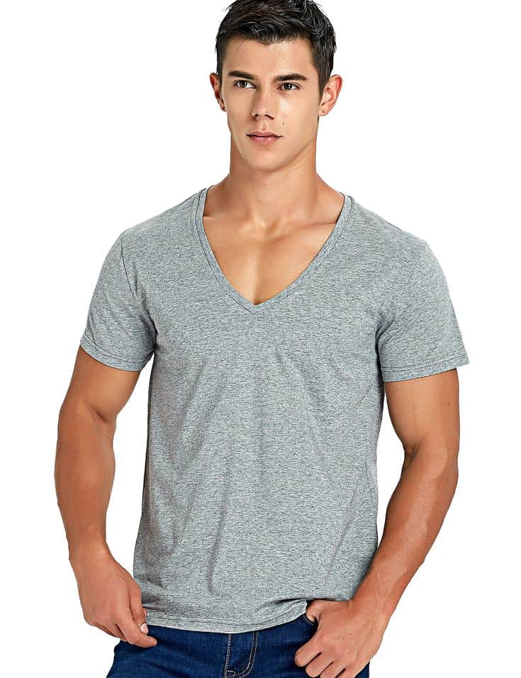 V Neck T- Shirt - type of t-shirts for men