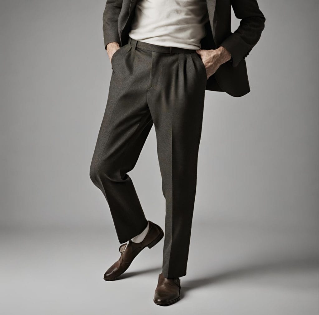 Wool trousers