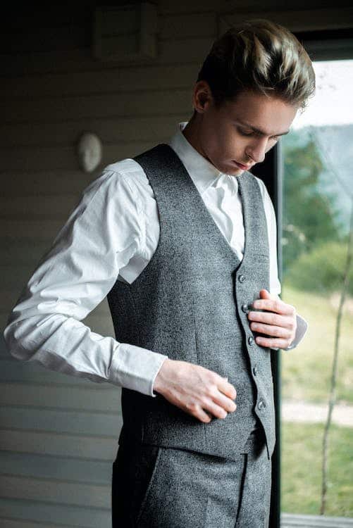 cloth-backed vests for men