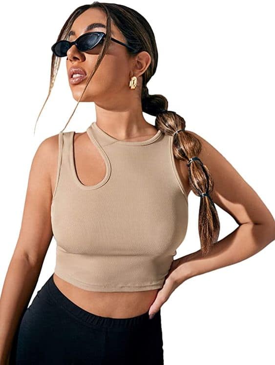 cut-out tank top