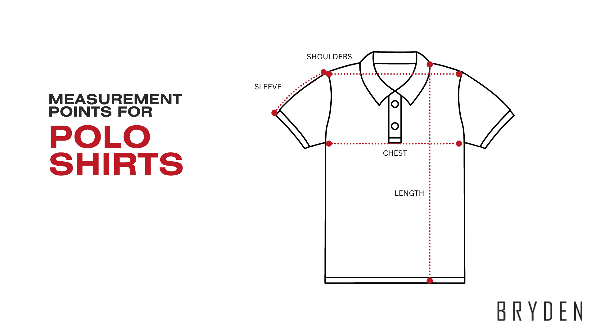 Measurement Points for Polo Shirts