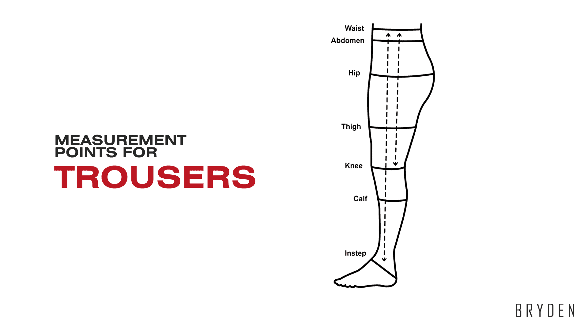 Measurement Points for Trousers
