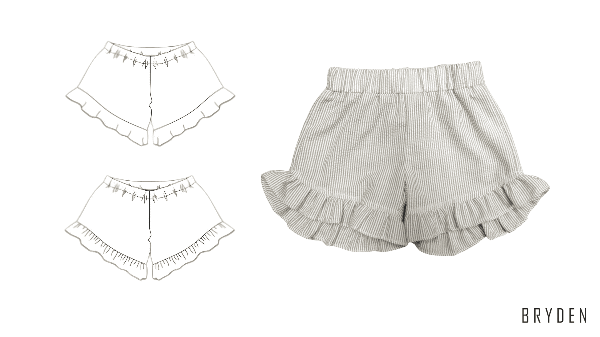 Ruffle Shorts