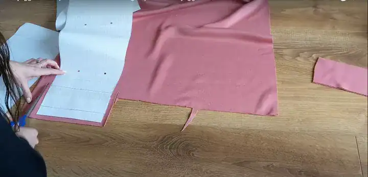 Sewing the fabric pieces