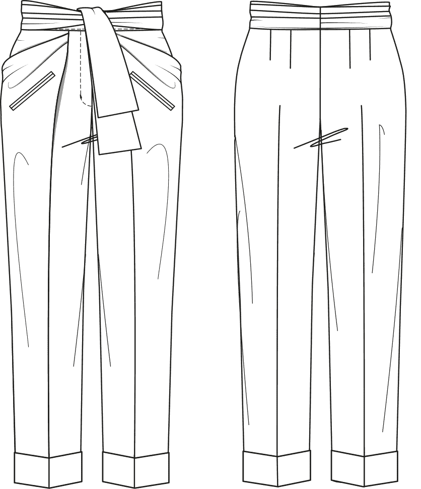 paperbag trouser