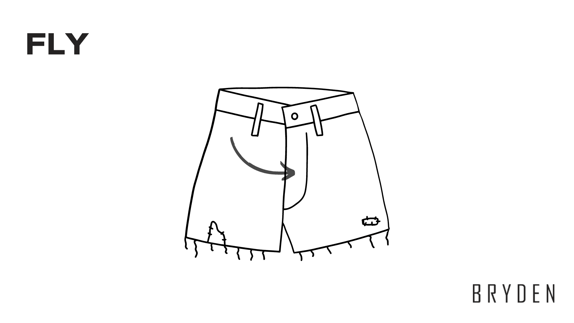 Parts of a Shorts - Fly