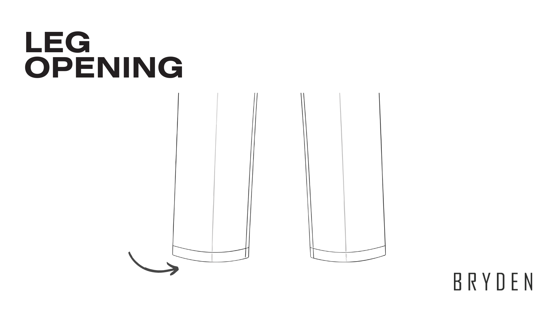 Parts of a Trouser - Leg Opening