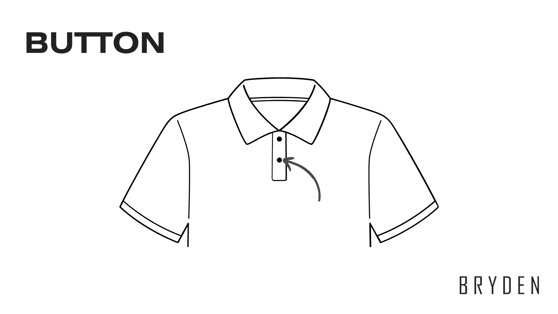 Parts of a Polo Shirt - Button