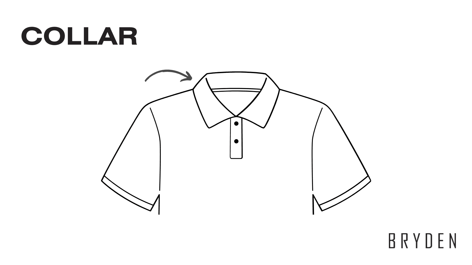 Parts of a Polo Shirt - Collar