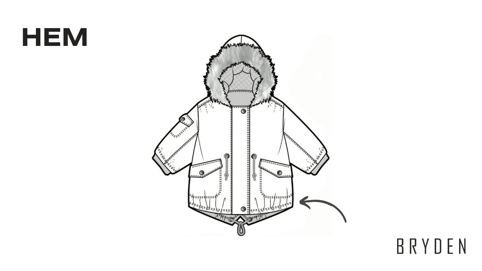 Parts of a Parka - Hem