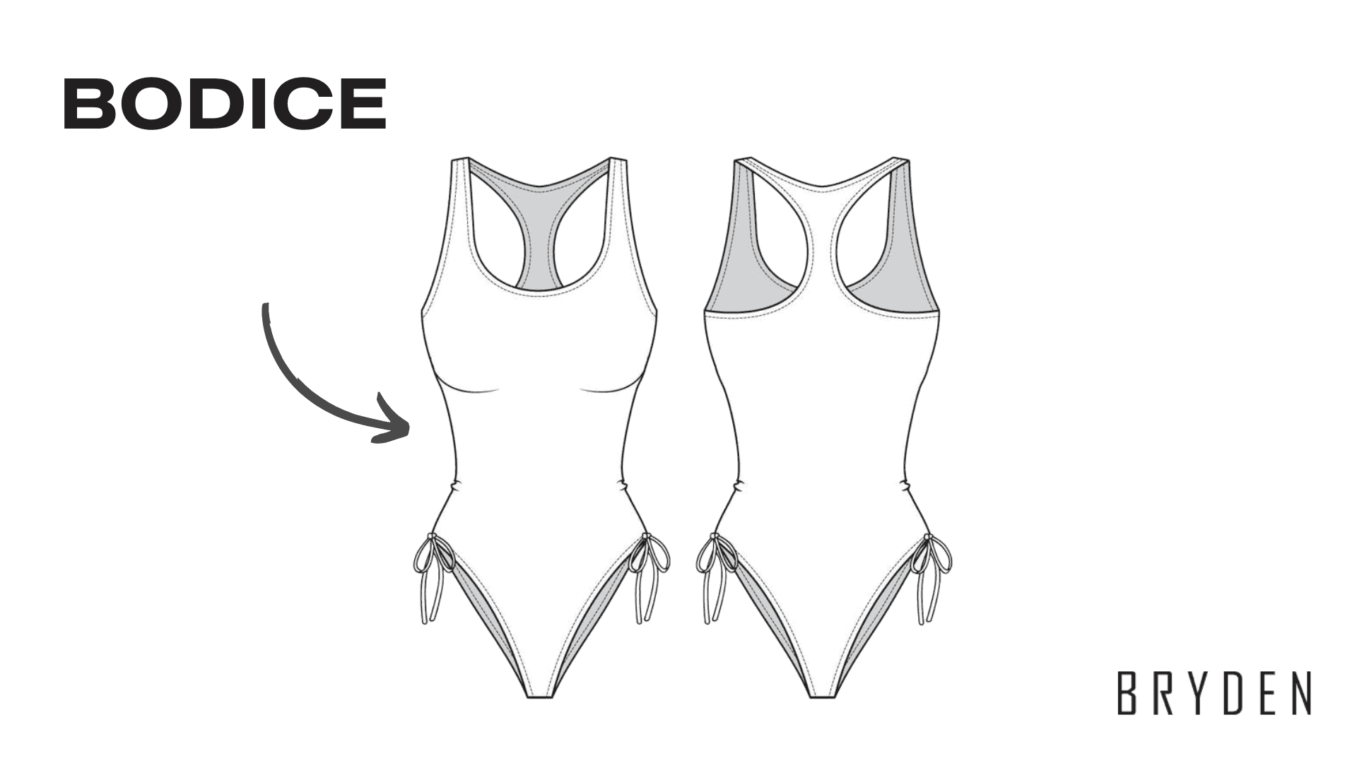 Parts of a Swimsuit - Bodice