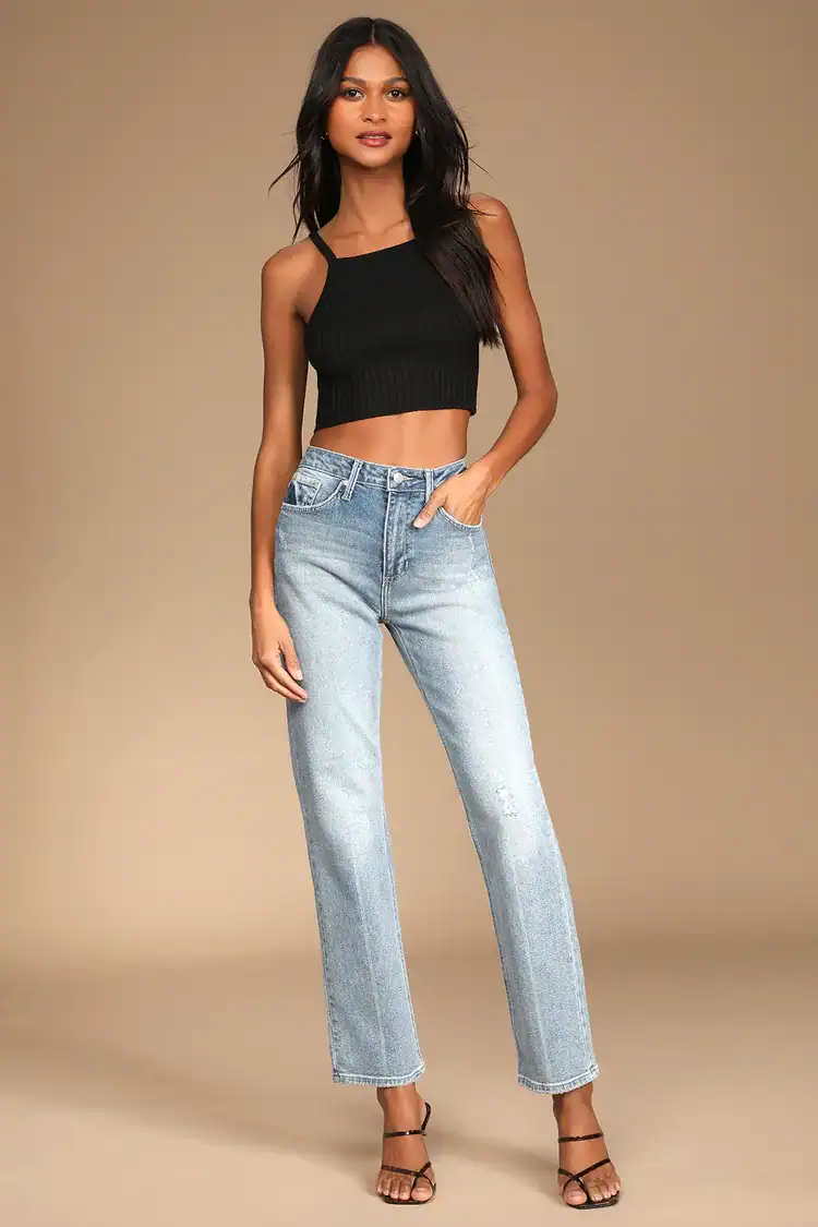 Straight Cut Jeans