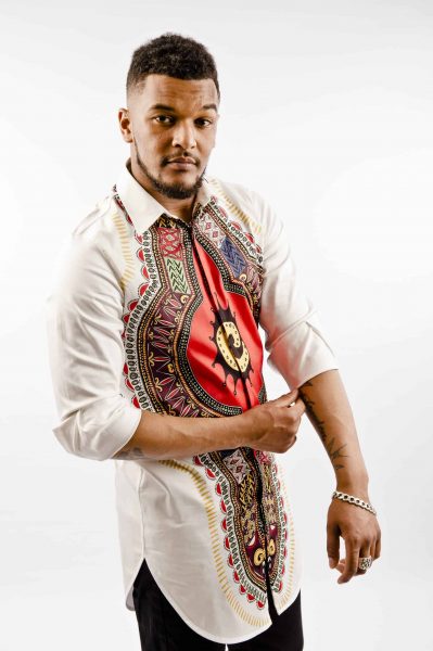 Cotilda.com Dashiki Royalty Shirt In White