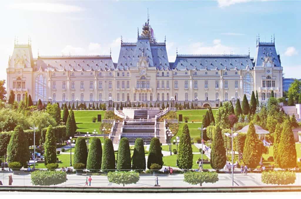 Iași Palace of Culture, a historic landmark in Romania, offers a stunning view for private tours fro.