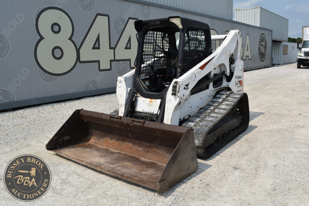 Skid steer loader at Bussey Bros Auction, heavy equipment sale.