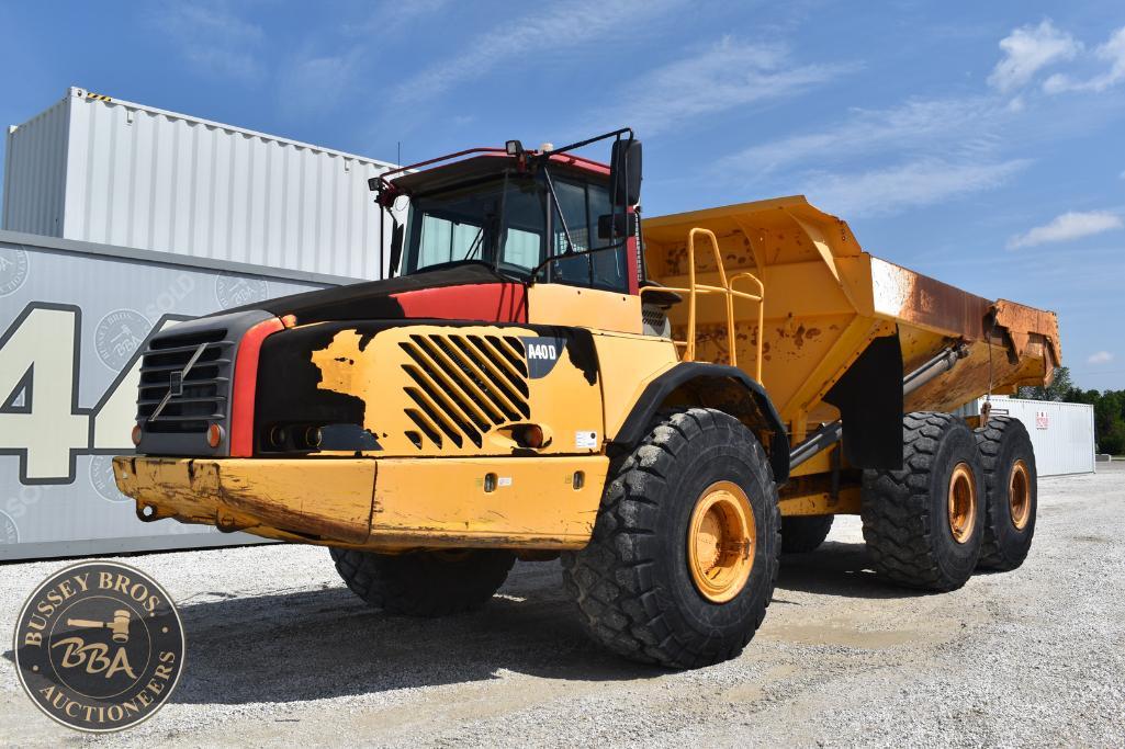 Heavy-duty dump truck for construction and industrial use at Bussey Bros Auctioneers.