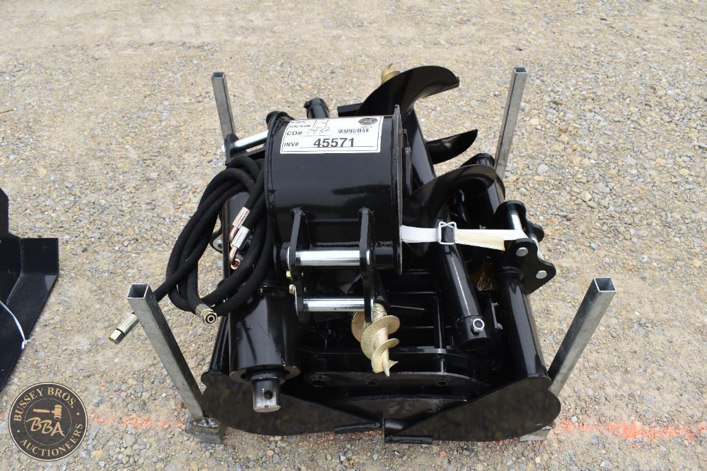 Heavy-duty excavator attachment for construction and demolition projects.