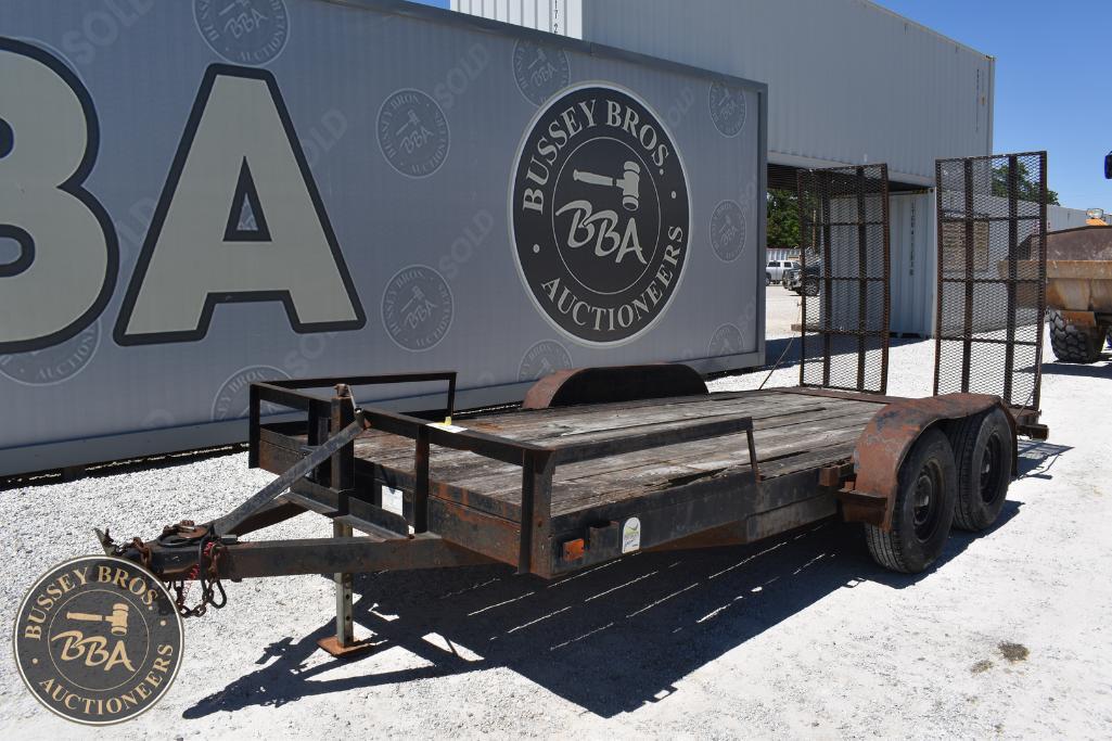 Trailer for sale at Bussey Bros Auctioneers, ideal for transporting equipment or goods.