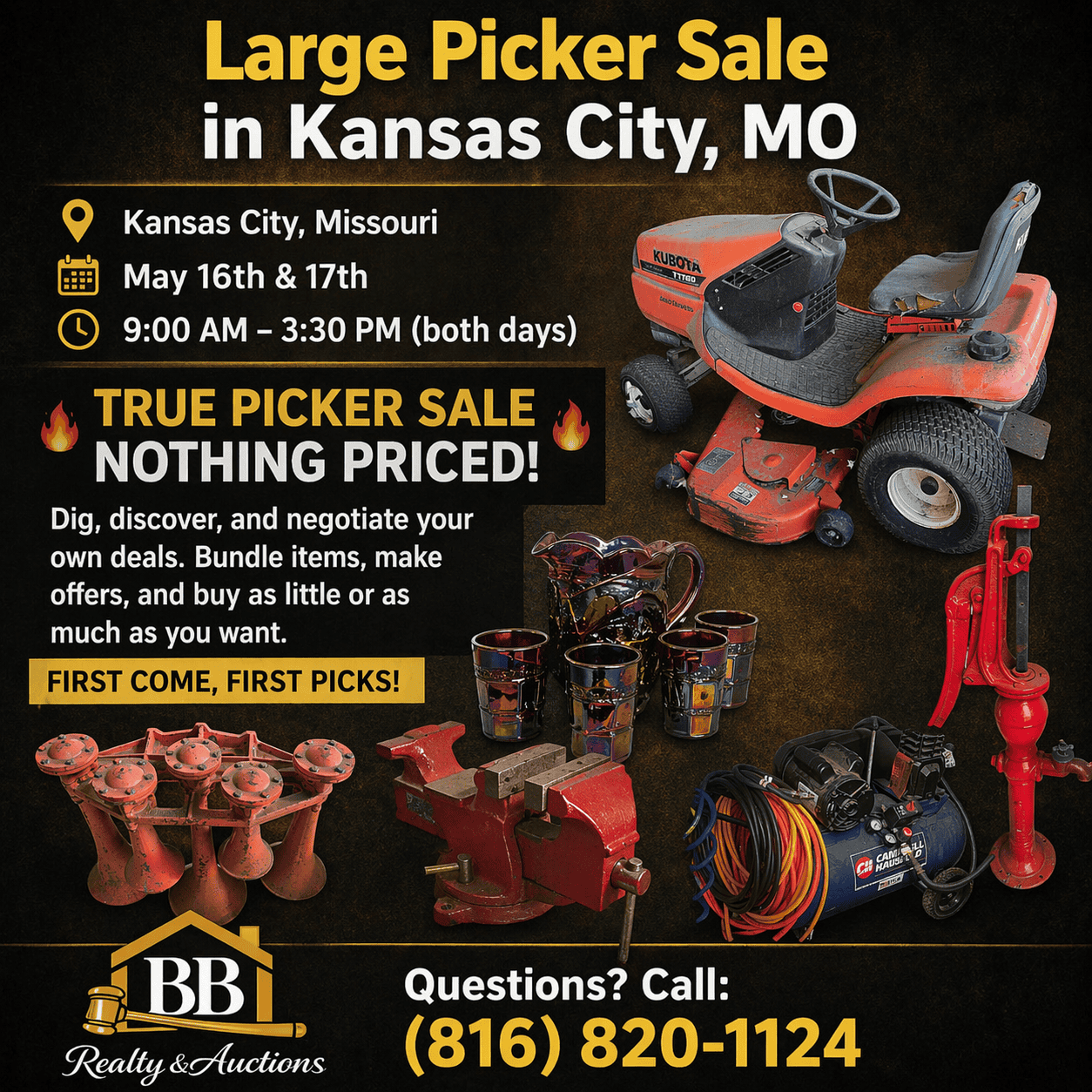 Kansas City, MO Picker Sale – Treasure Hunt Style Sale