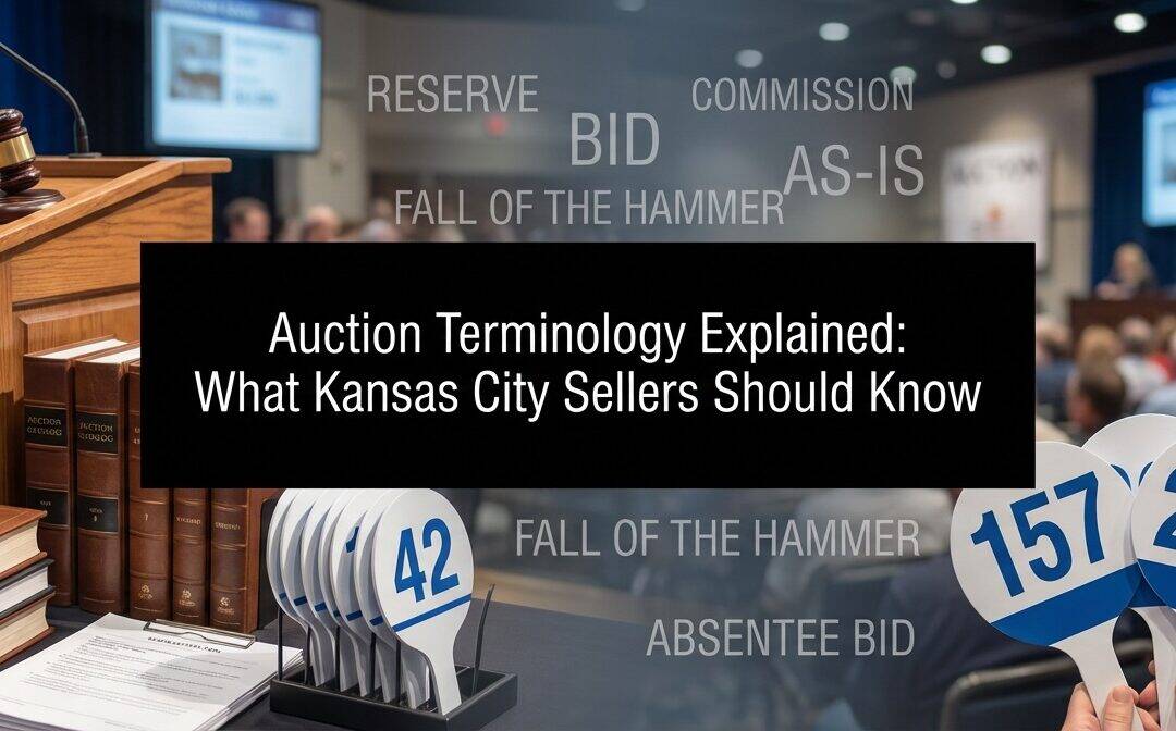 Auction Terminology Explained: What Kansas City Sellers Should Know