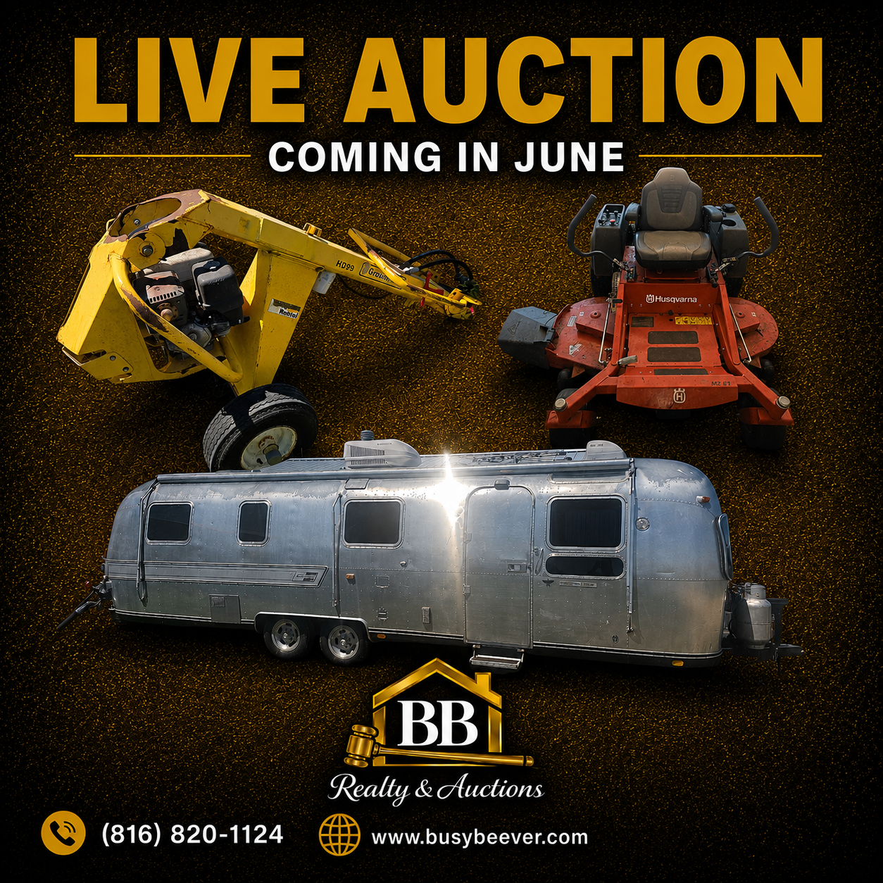 Live auction in June 2026