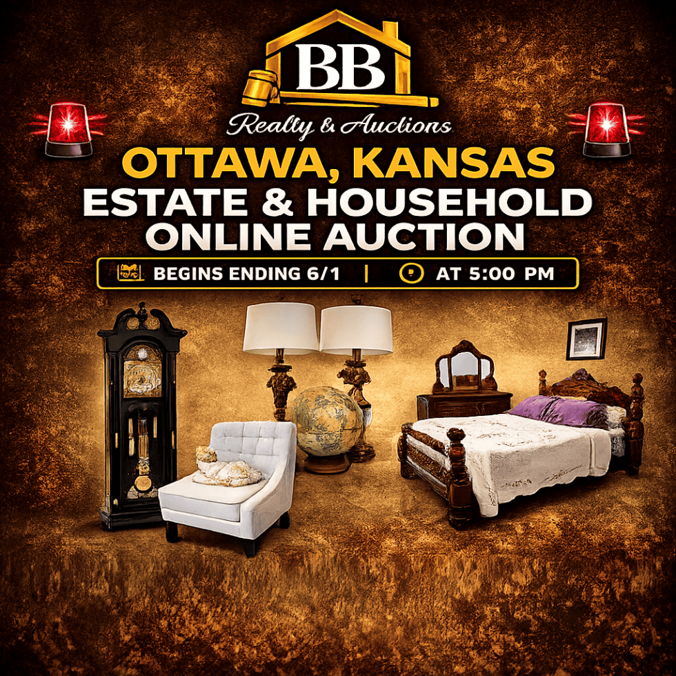 Ottawa, KS Online Estate Auction Ending 6/1/26