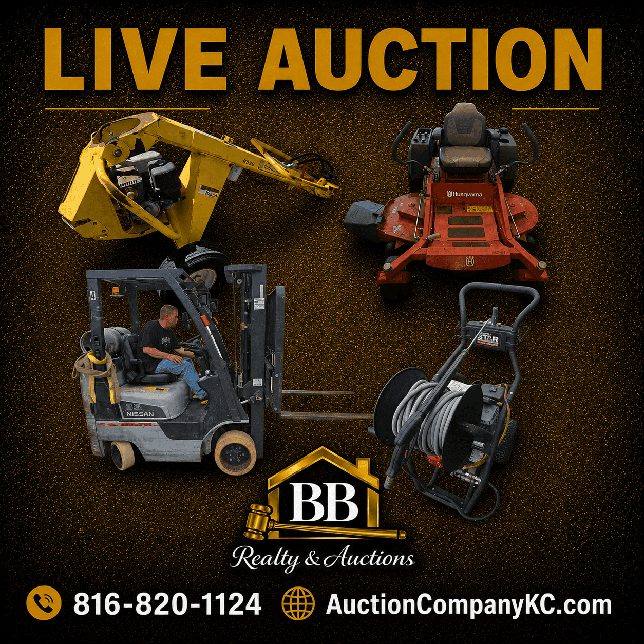 Live auction in June 2026