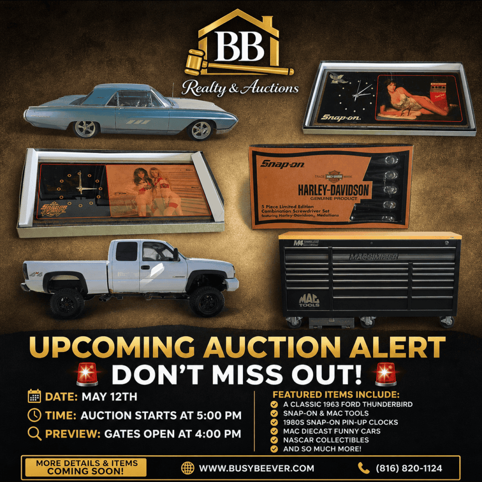May 12 live auction in independence Missouri