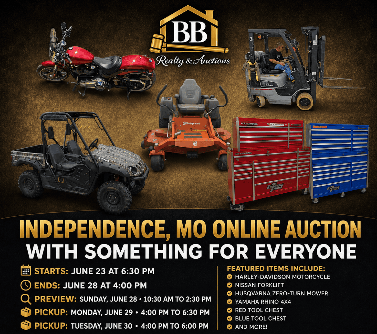 Independence, MO Online Auction 6:23