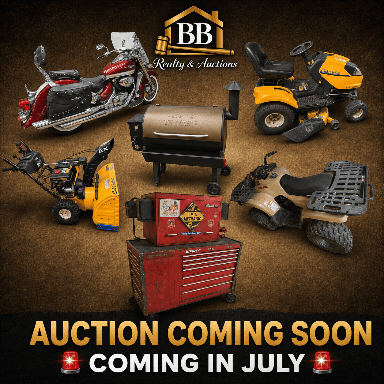July Auction Coming soon