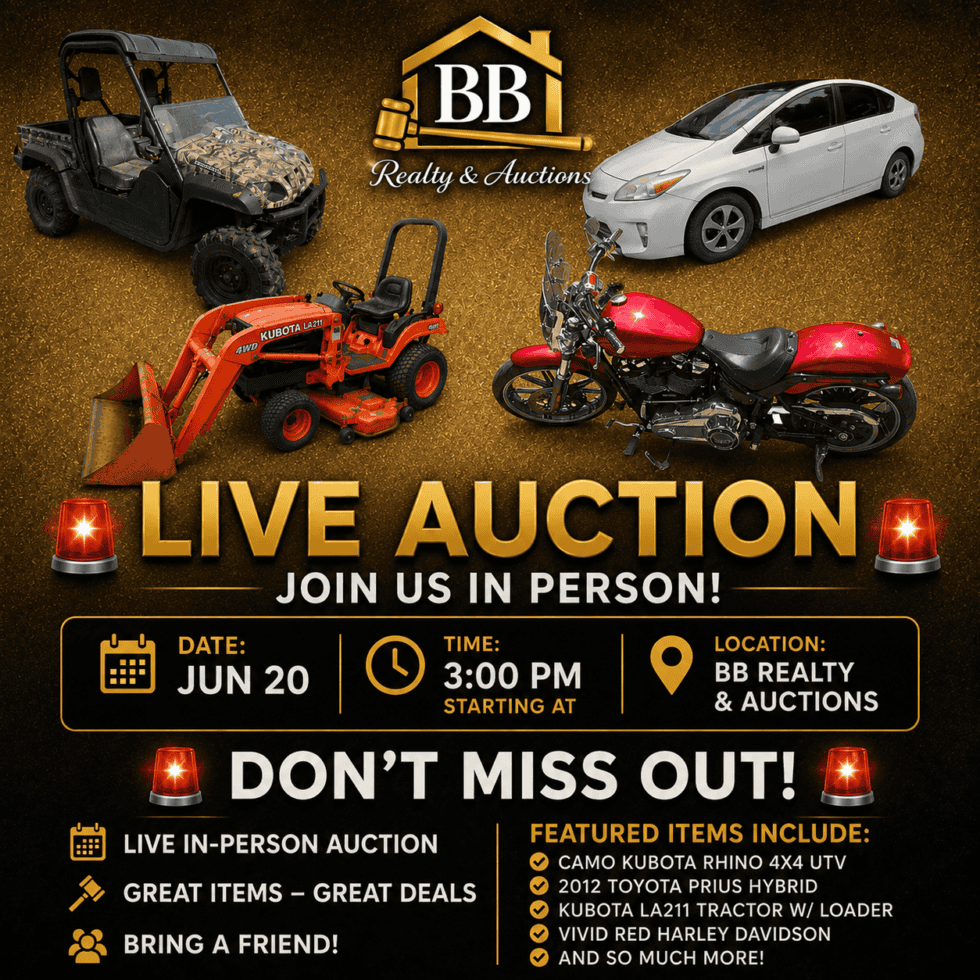 June 20th Live Auction
