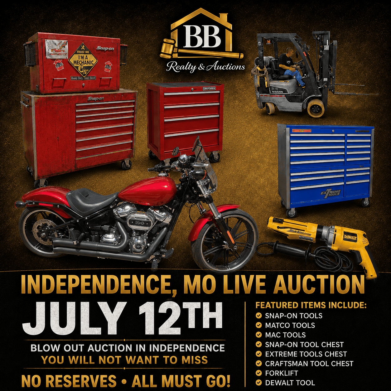 July 12 live Indep auction