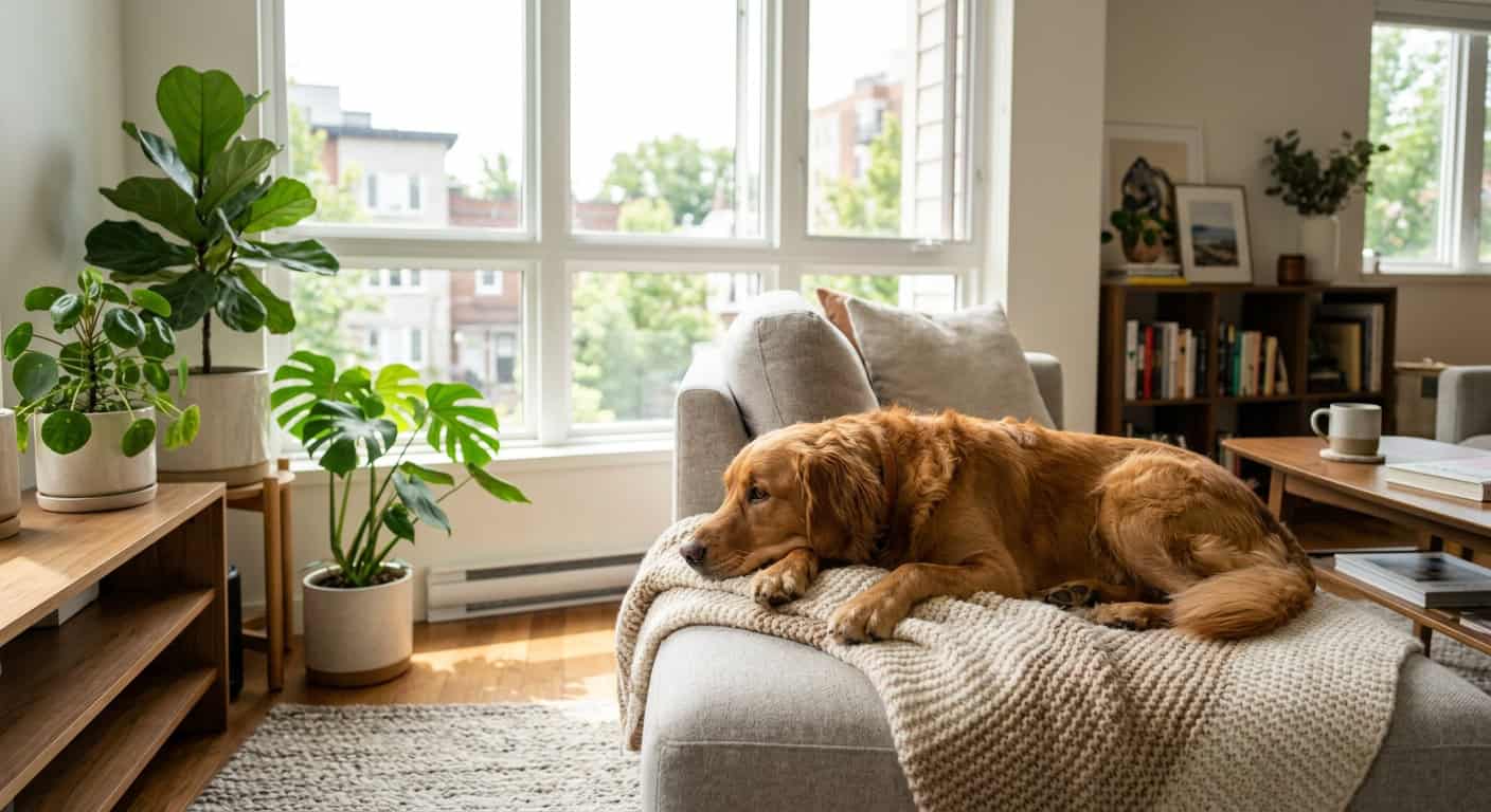 How to create a safe dog friendly balcony