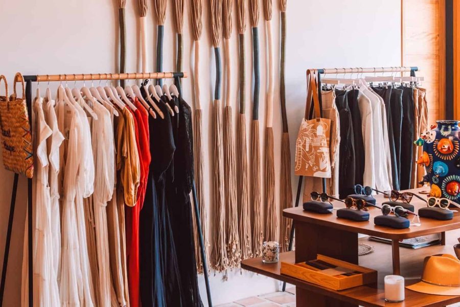 Luxurious Boutique Retail Display Showcasing Stylish Clothing, Accessories, And Decor At Cabo Del Sol Real Estate Property, Emphasizing Upscale Living And Elegant Interior Design.
