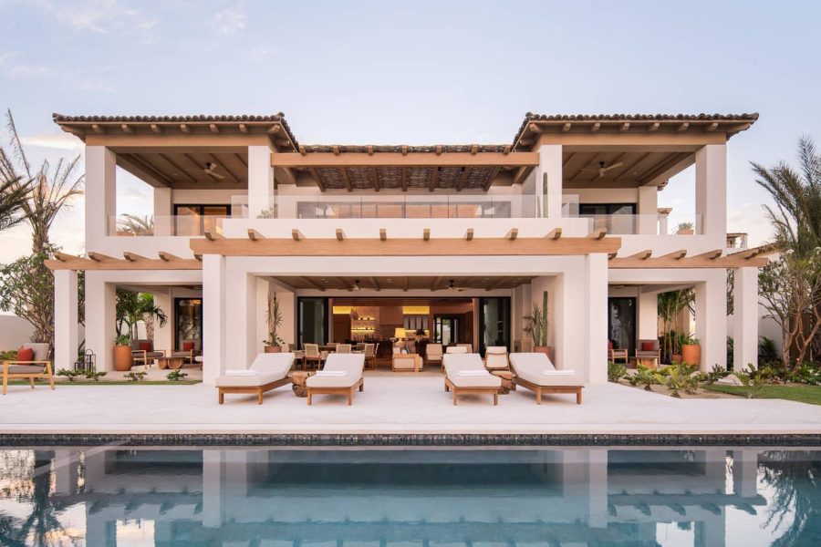 Luxurious Beachfront Villa With Expansive Outdoor Living Space, Infinity Pool, And Modern Design At Cabo Del Sol. Perfect For Upscale Waterfront Retreats In Los Cabos.