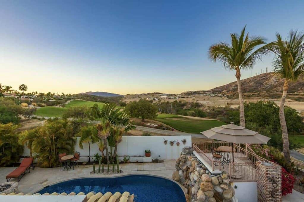Scenic Golf Course And Hillside Pool View At Cabo Real Los Cabos