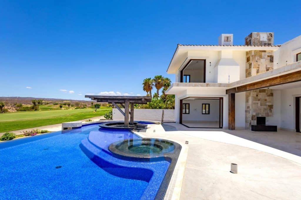 Las Villas Neighborhood In Cabo Real Featuring Luxury Homes With Panoramic Ocean And Golf Views