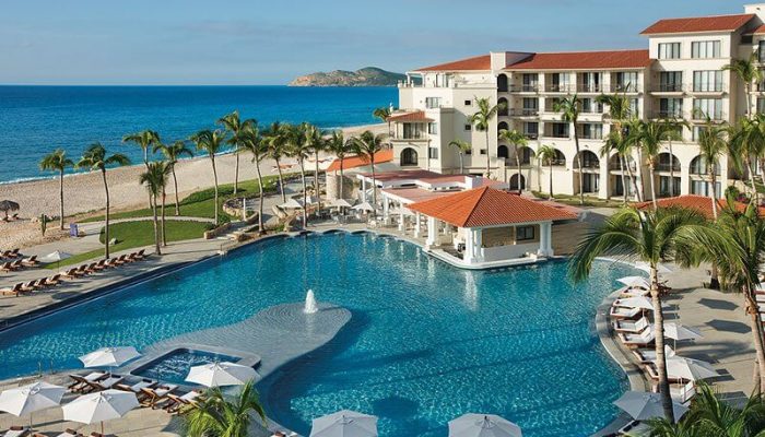 Hilton Los Cabos Resort Pool Overlooking Playa El Bledito At Cabo Real Beaches &Amp; Pools, Los Cabos.