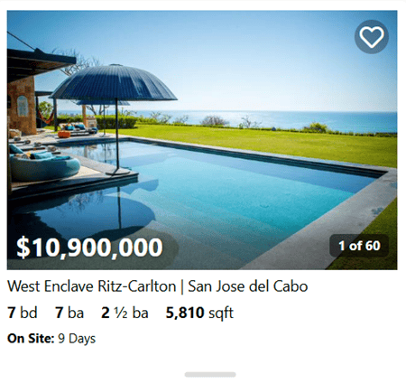 Infinity-Edge Pool With Ocean Views At A $10.9M Luxury Villa In West Enclave Ritz-Carlton, San Jose Del Cabo – 7-Bedroom Cabo Real Estate Listing
