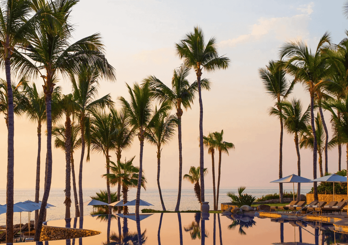 Palmilla Real Estate Oceanfront Pool Sunset.jpg – Cabo Real Estate